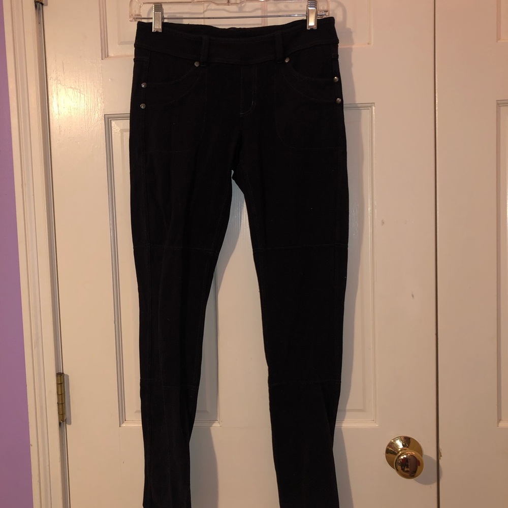 Black Athleta Jeggings With Real Pockets